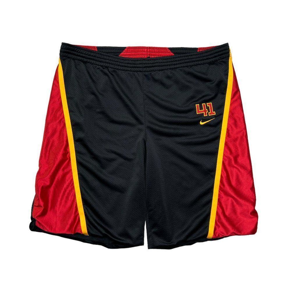 Nike Atlanta Hawks Basketball Shorts Men's Size XXL Black Team Issue Vintage #41